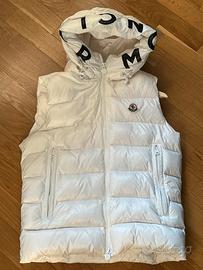 gilet moncler bianco
