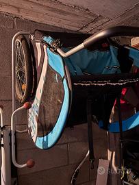 Carrello per bicicletta bambini