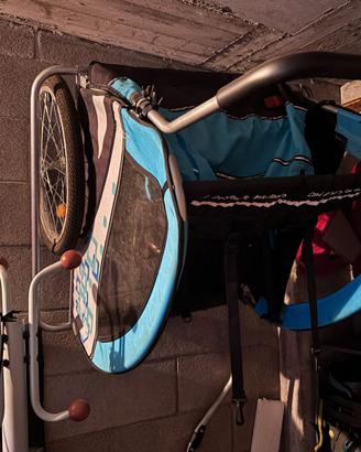 Carrello per bicicletta bambini