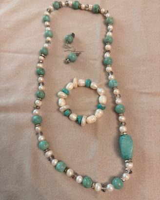 Parure completa turchese