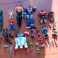 Lotto Per Ricambi Robot E Personaggi