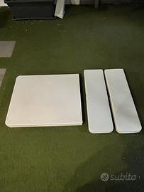Set tavolo e panche pieghevoli in resina