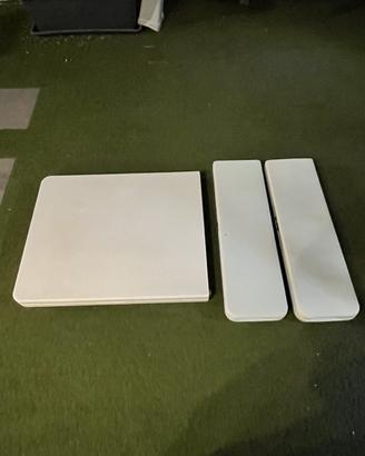 Set tavolo e panche pieghevoli in resina