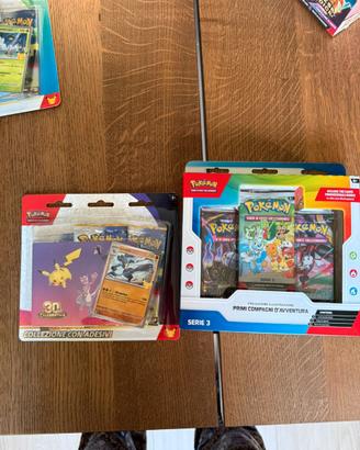 pokemon 30° anniversario 3 pack + serie 3