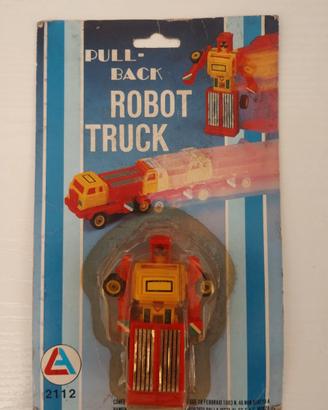 Robot Truck pull back trasformabile vintage 1983