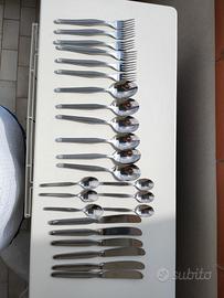 Set posate 24 pezzi in acciaio inox Mepra