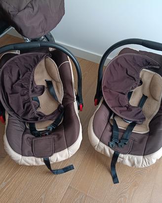 n. 2 ovetti omologati da 0+ a 13kg con accessori