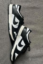 Nike Dunk Low Nere e Bianche 40.5 Nuove, Originali
