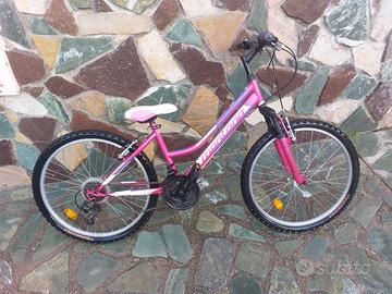 bici montana rosa 24