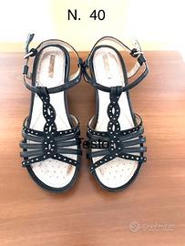 Sandali estivi donna Geox con zeppa