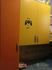 Cameretta a soppalco scala 2 letti