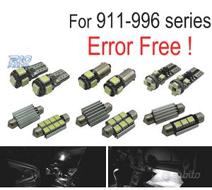 KIT 10 LAMPADE LED INTERNE PER PORSCHE 911 996 CAR
