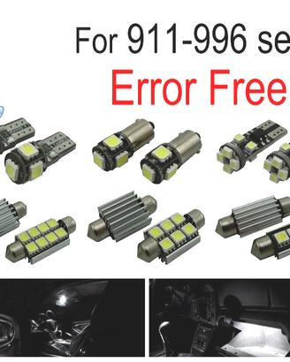 KIT 10 LAMPADE LED INTERNE PER PORSCHE 911 996 CAR