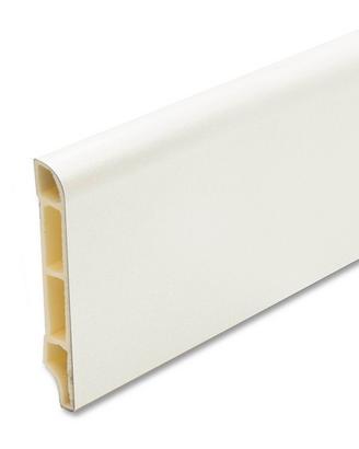 battiscopa in pvc bianco