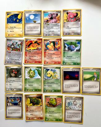 Lotto di 17 Carta Pokemon ex Forze Segrete