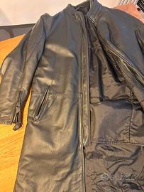 spidi giaccone in pelle da moto/scooter