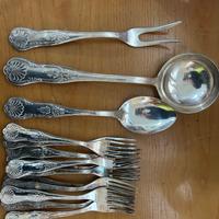 Set posate antico punzone “arg 800”