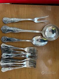 Set posate antico punzone “arg 800”