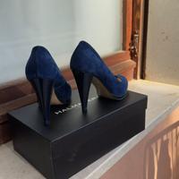 Scarpe décolleté eleganti blu elettrico misura 35