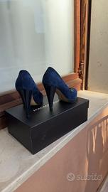 Scarpe décolleté eleganti blu elettrico misura 35