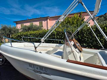 barca open rascala blu e blu Mercury 40cv 