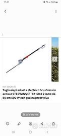 taglia siepi ad asta elettrico 