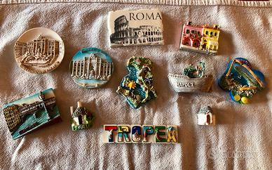 Gruppo 11 calamite collezione luoghi di Italia.