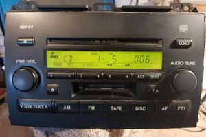 Autoradio Pioneer e Amplificatore originali Toyota