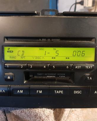 Autoradio Pioneer e Amplificatore originali Toyota