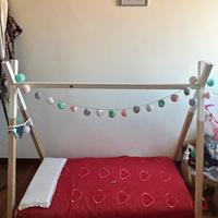 Lettino a capanna Montessori