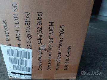 materasso singolo 