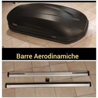 Baule box tetto auto 410L THULE + Barre  Wingbar