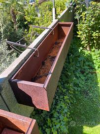 Fioriere in Corten solide