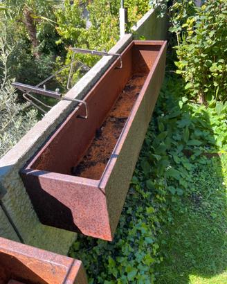 Fioriere in Corten solide