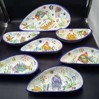 Set Piatti forma di Cozza Ceramica Vietrese