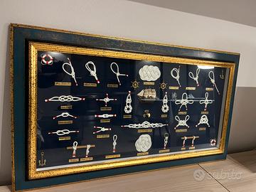 Quadro nodi marinareschi  105x59cm