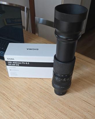Sigma 100 400 attacco Sony
