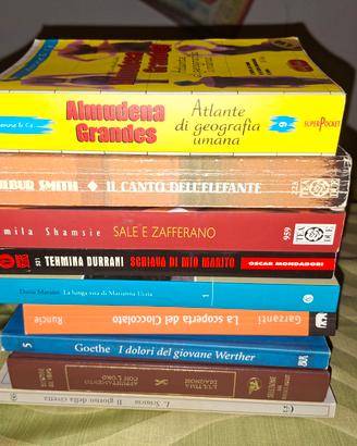 LOTTO 9 libri romanzi narrativa autori vari 