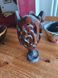 centro tavola in tek