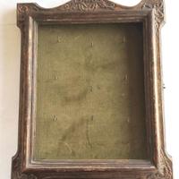 Antica cornice/teca in legno dorato di metà 800