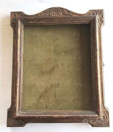 Antica cornice/teca in legno dorato di metà 800