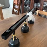 Lampada Binario 3 Faretti IKEA RANARP – Nero