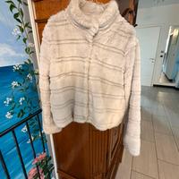 Giacca eco pelliccia motivi