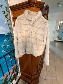 Giacca eco pelliccia motivi