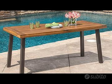 TAVOLO DA GIARDINO GHISA