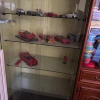 Vetrinetta espositiva ex negozio, anta rovinata