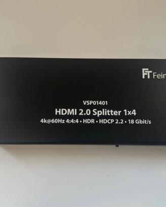 Splitter HDMI 4K FeinTech 1 ingresso 4 uscite