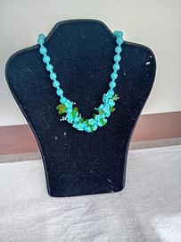 Collana vetro di Murano vintage anni 80