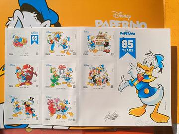 Francobolli 85 anni Paperino, Disney