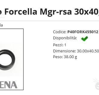 Coppia paraolio forcella ariete booster - epicuro